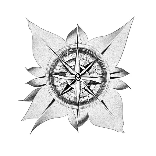 Wisteria And Compass