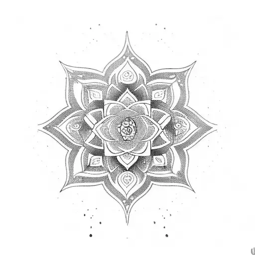 Galaxy Lotus Colored