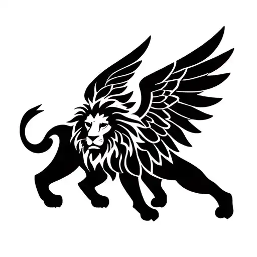 Lion With Angle Wings