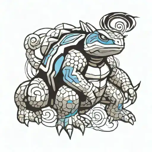 Blastoise Pokemon Steam Aura Surrounding