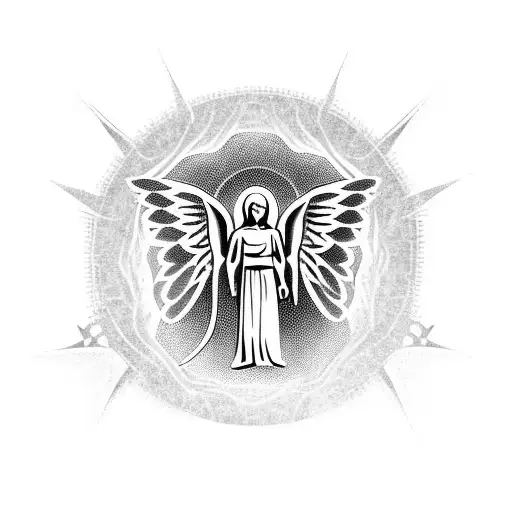 An Angel Holding Hands With A Demon