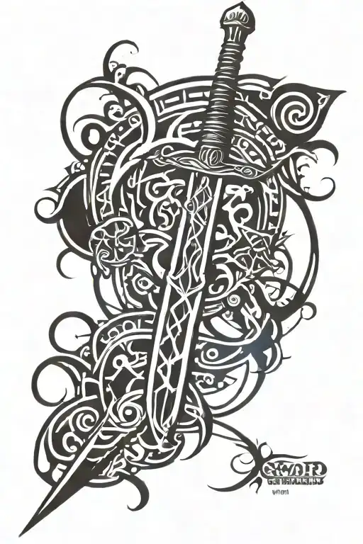 A Sword Going Vertical