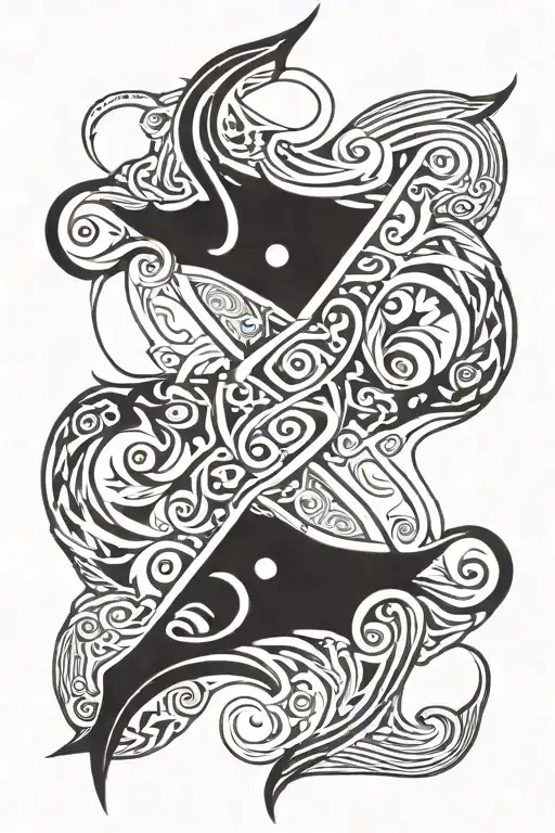 Gemini Sign For Men On Upper Arm