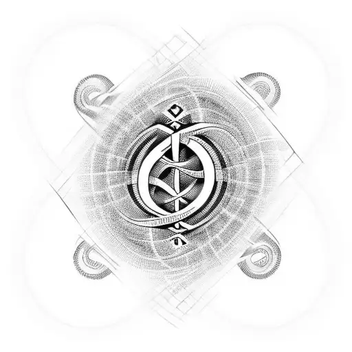 Infinity Symbol With Calligraphy Of Mukt Which Is Free In Hindi