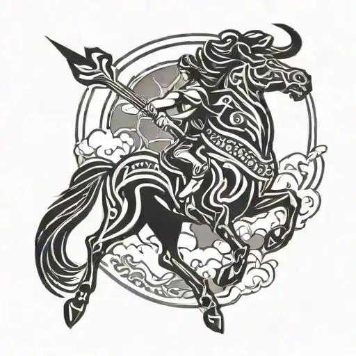 Sagittarius In The Clouds