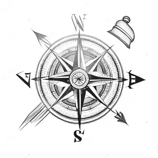 Compass With Home Theme
