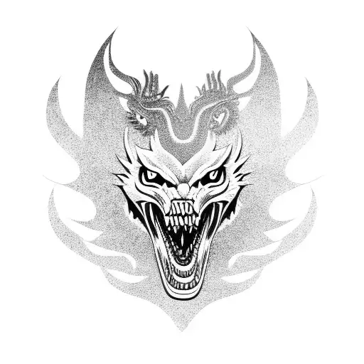 Shelby Gt500 With Dragon