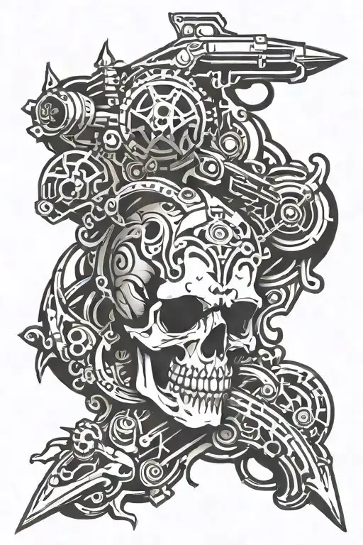 The Skull Artillery Piece