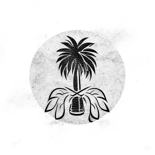 Palm Tree With A Katana