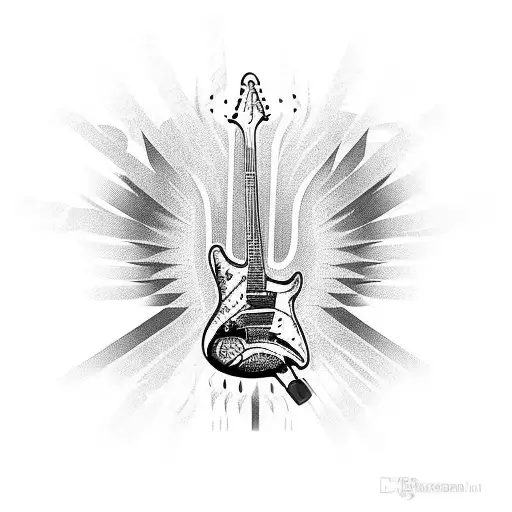 Combine A Guitar And An Eagle In A Unique Design