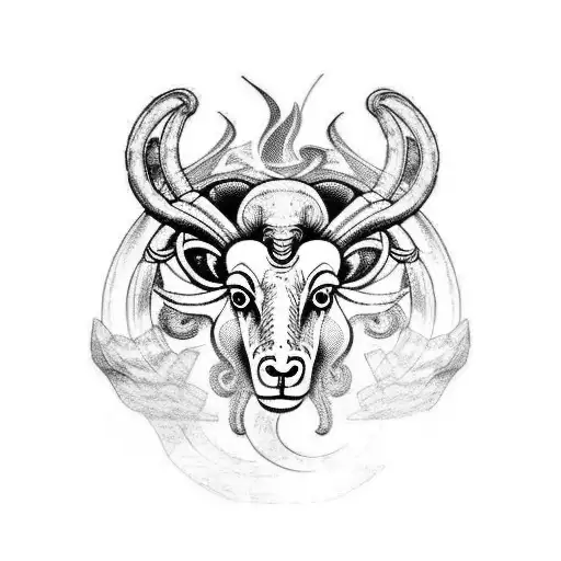 Aries Ram Flames