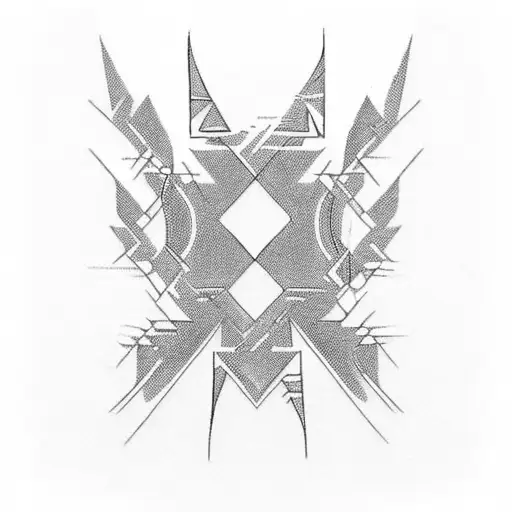 Sketch A Modern Interpretation Of A Henna Design For A Lower Back