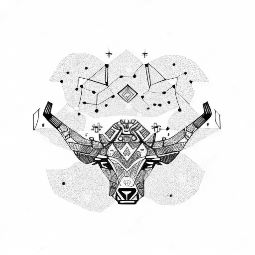 Taurus And Leo Constellations Together