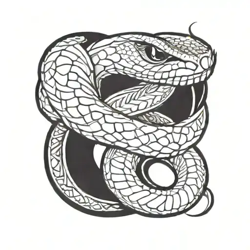 Tattoo Of A Snake