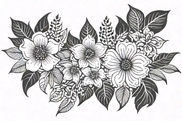 Birth Flowers August March April November May And July