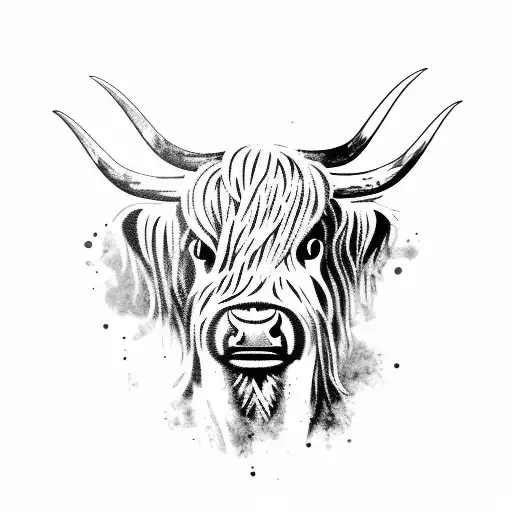 Highland Cow Head