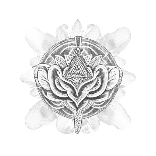 Honey Comb With Coconut Leaf