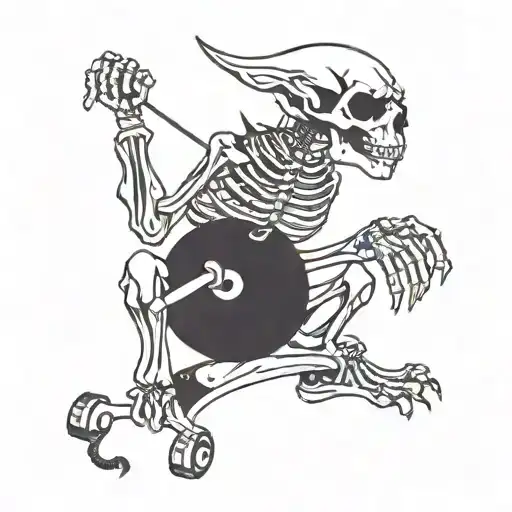 Gym Rat Skeleton