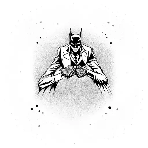 Joker And Batman Shaking Hands