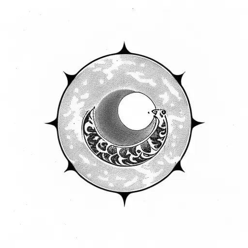 German Shorthaired Pointer Pointing Tat The Moon