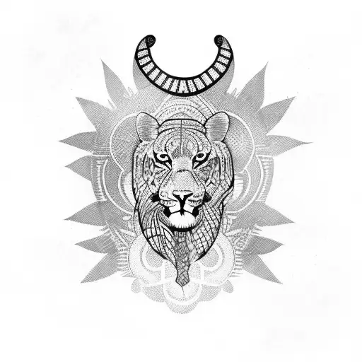 African Animals And Floral