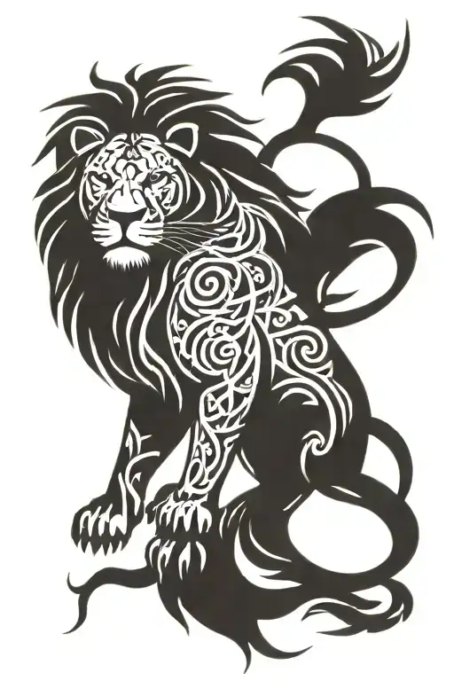 Lion With Dreadlocks