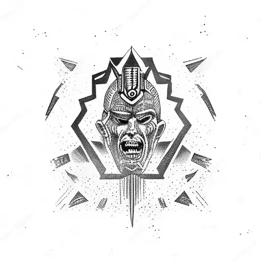 War God Falling From Space