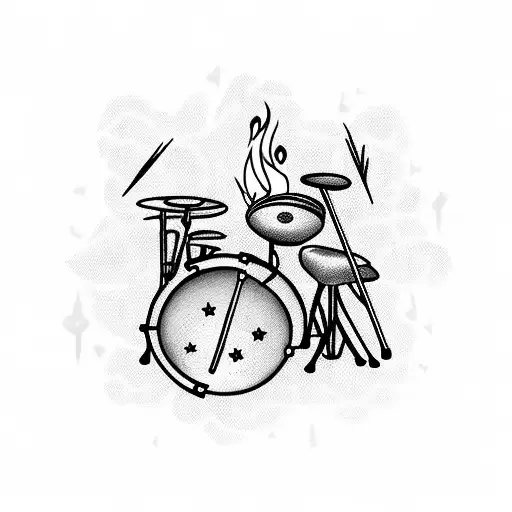 Drum Stiks And Fire And Love