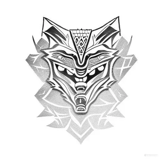 Polynesian Angry Wolf