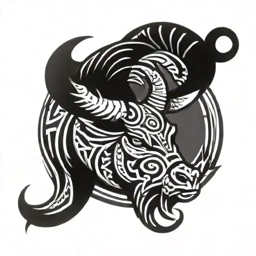 Water Buffallo With 3 Horns