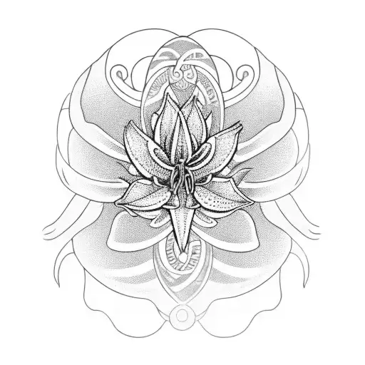 Alien Wings Lily Flower