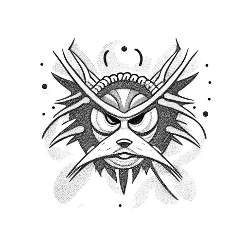 Swimer With Storm Cloud With Lighting In The Back