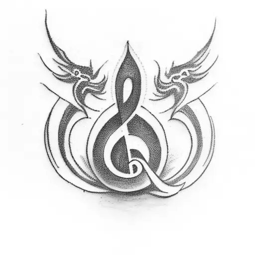 Kali Logo Turned Into A Bass Clef Symbol