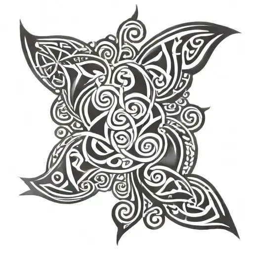 Celtic Triskellion Repeating Around Forearm