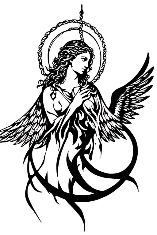 Angel With Halo Noose