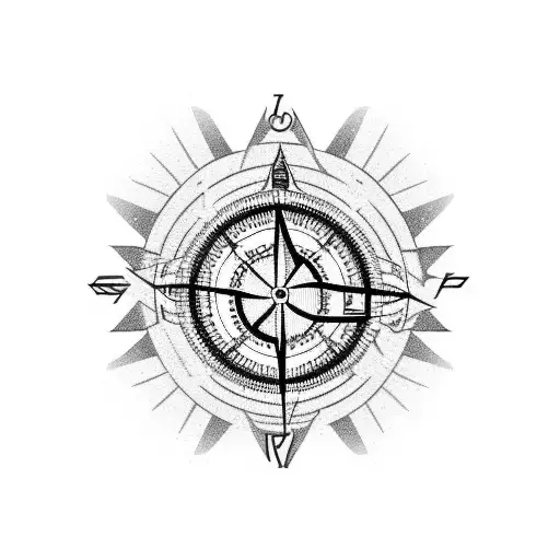 Himalayas With Motorcycle And Compass