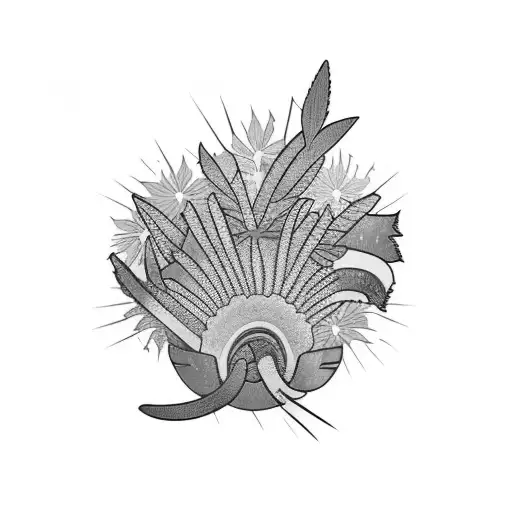 Indiana Native Wildflowers In Rainbow Colors