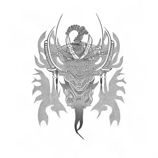 South African Tribal Influences And Japanese Irezumi Flow