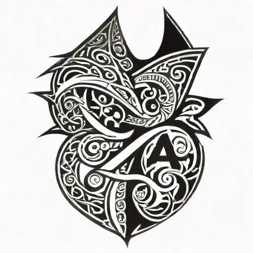 Letters Adi And Ira In Small Polynesian Animal