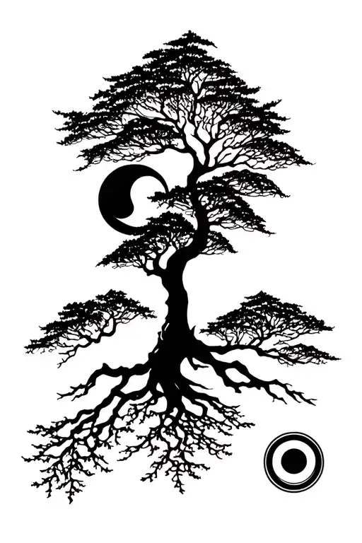 Trees Moon Phase