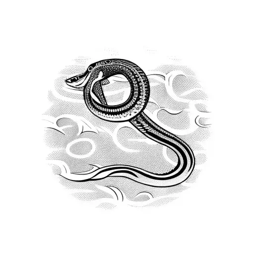 Snake Around A Sea Anchor