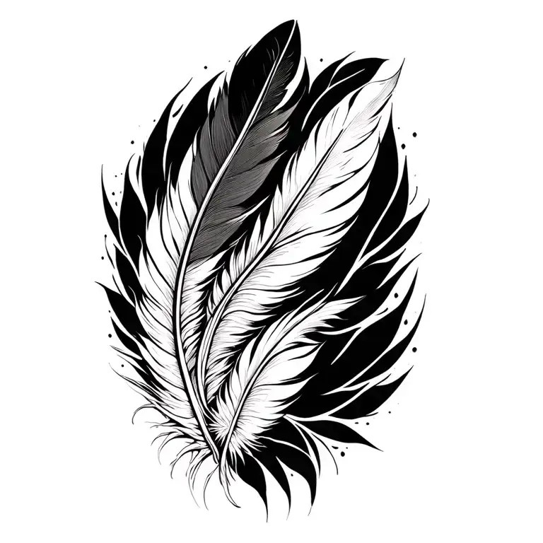 Feminine Feathers