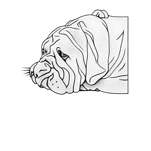 A Dog Shar Pei Adult