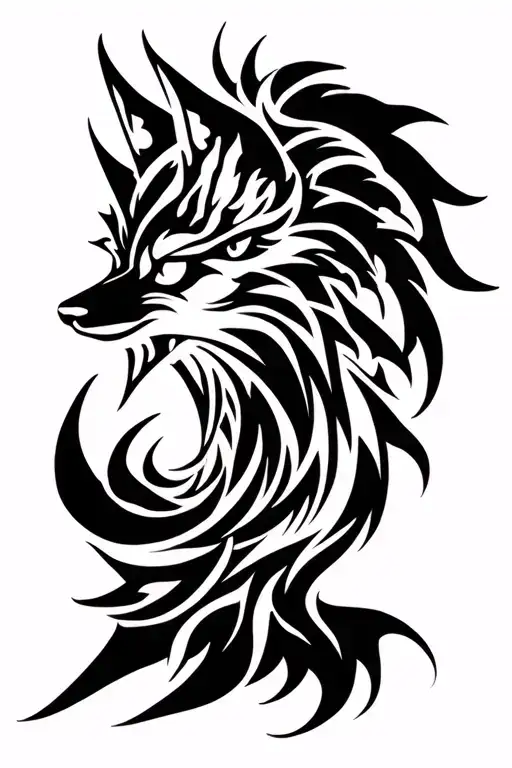 Fox Spirit God Of Forest Landscape