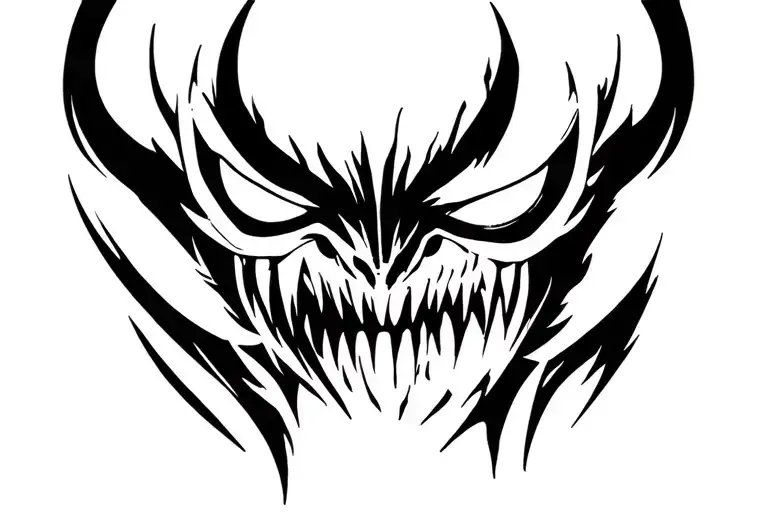 Challenger Srt Morphed With Venom Marvel Characters Face