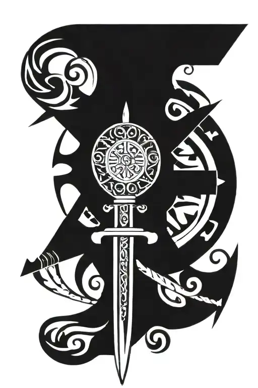 Kolovrat Shield And Sword