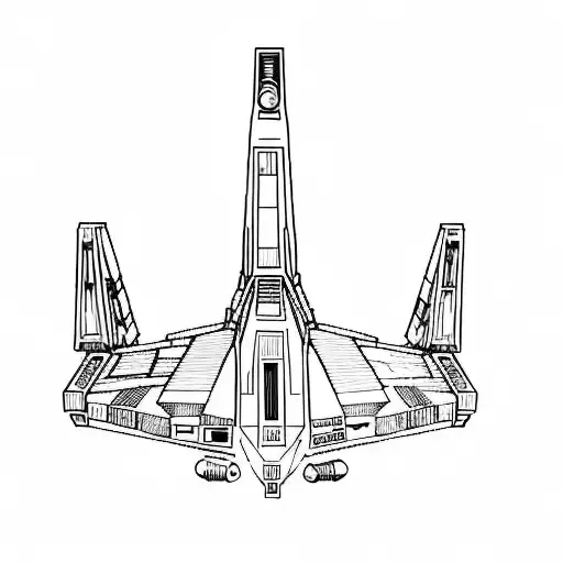 A Star Wars X - Wing Fighter