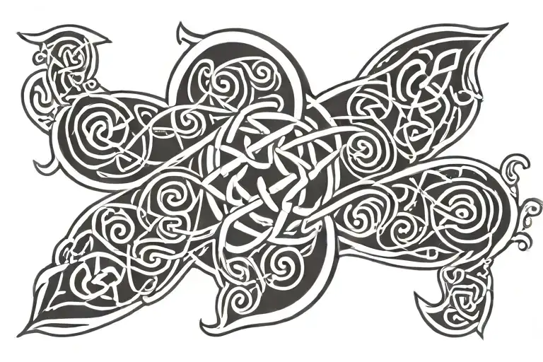 A Celtic Wrist Band Tattoo Design