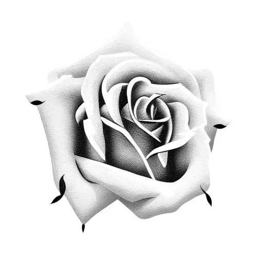 Rose With Tattoo Machine