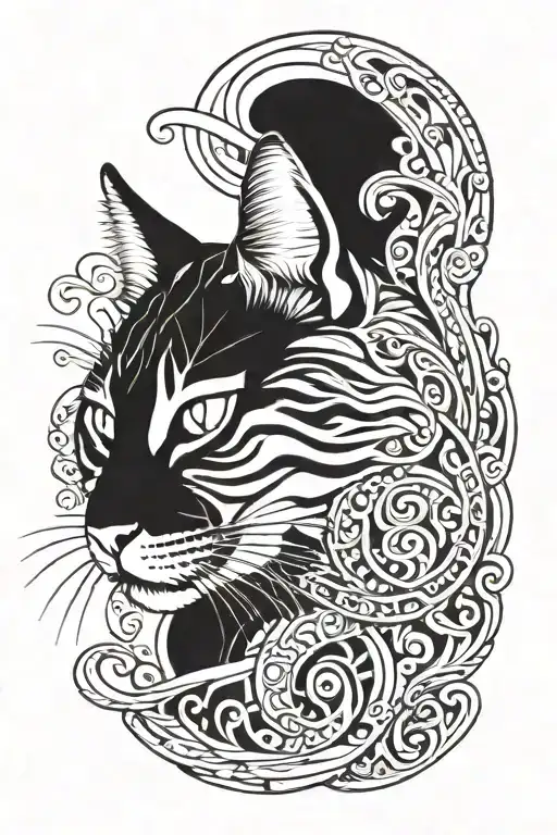 Dead Cat Golden Tabby